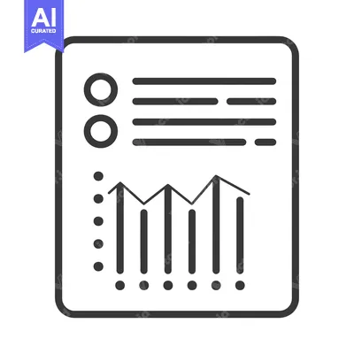 Document with Line Graph and Checkboxes
