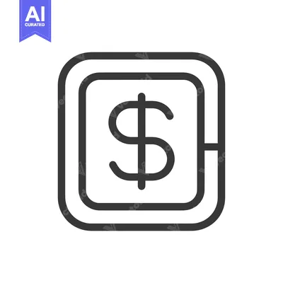 Aset premium populer: Dollar Sign Enclosed in a Square with Rounded Corners