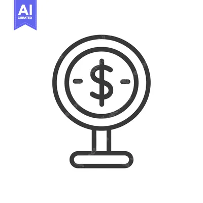 Popular premium asset: Dollar Sign in a Circle on a Stand