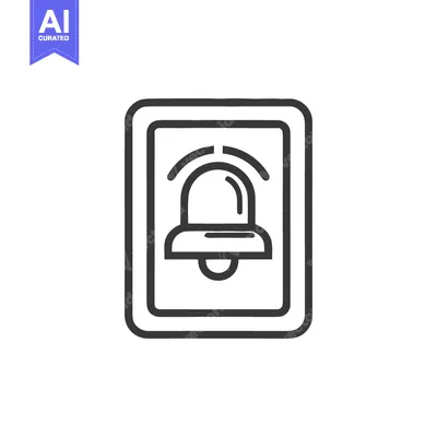 Popular premium asset: Minimalist Bell Icon: Notification Symbol in Framed Outline Design