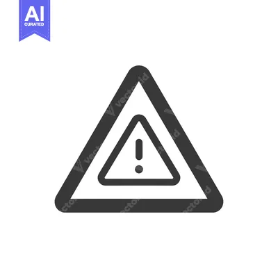 Popular premium asset: Double-Bordered Triangle with Exclamation Point Warning Sign