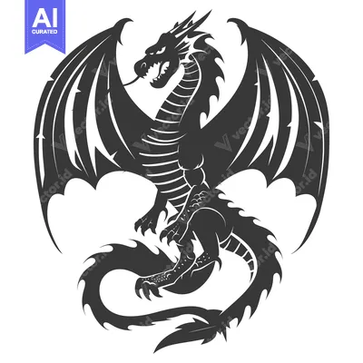 Aset premium populer: A fearsome winged dragon creature with sharp claws and open mouth