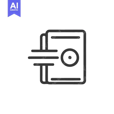 Minimalist Icon of a Capacitor with Rectangular Body and Terminals
