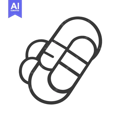 Aset premium populer: An abstract black and white depiction of sanitary protection