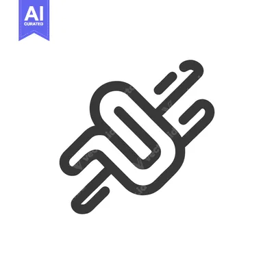 Popular premium asset: Abstract Knot Icon: Minimalist Line Art Design on White Background
