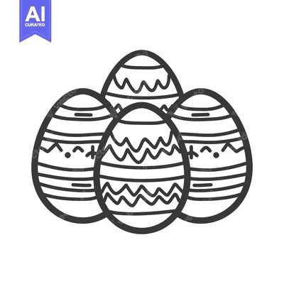 Decorated easter eggs displayed together in an artistic arrangement