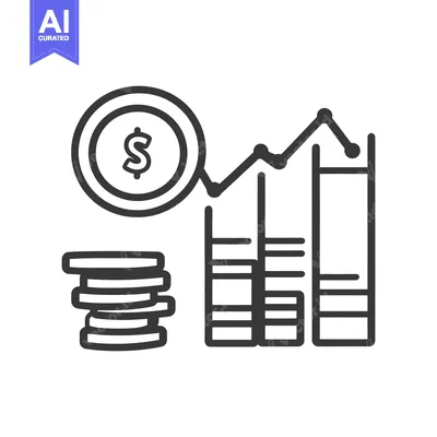 Premium design asset: A graphic illustrating finances and the growth of capital