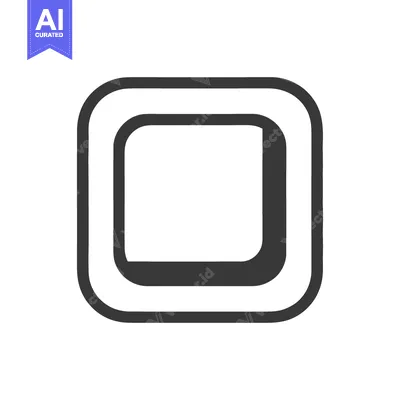Popular premium asset: Minimalist Rounded Square Icon: Double Border, Clean Design, Modern Ae