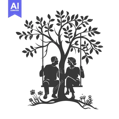 Popular premium asset: Elderly Couple Sitting on a Swing Under a Tree