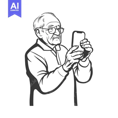 Popular premium asset: Elderly Man Using a Smartphone