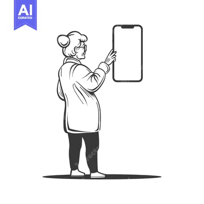 Popular premium asset: Elderly Woman Interacting with a Smartphone