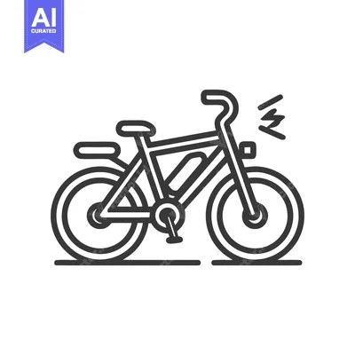 Popular premium asset: Minimalist Electric Bicycle Icon with Headlight and Battery Pack