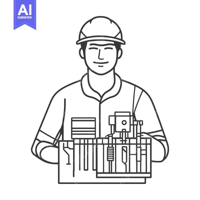 An engineer holding a detailed schematic of a mechanical system