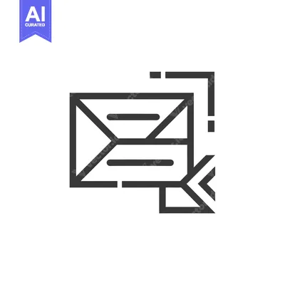 Aset premium populer: Envelope Icon with Arrow Pointing Down and Left
