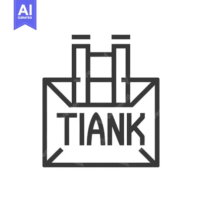 Aset desain premium: Envelope with a Bridge and the Word "Thank"