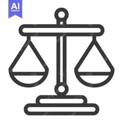 The scale of justice symbolizes fairness and legal decisions