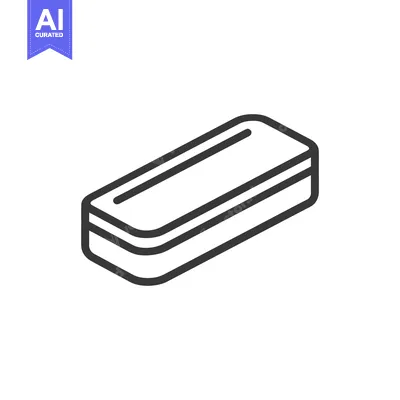 Popular premium asset: Minimalist Rectangular Box Outline Icon on White Background
