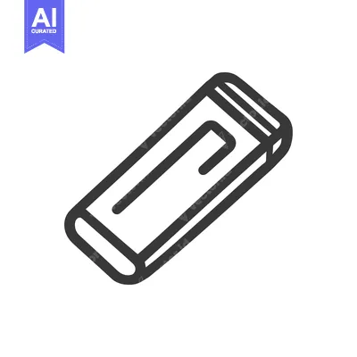 Aset desain premium: Minimalist Rolled Towel Icon with Bold Outline on White Background