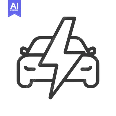 Popular premium asset: Electric Car Charging Icon: Modern Vehicle with Lightning Bolt Symbol