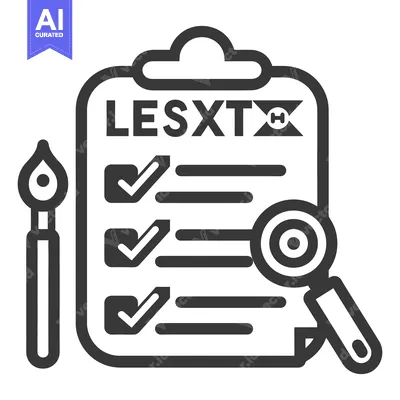 Aset premium populer: An illustration shows a checklist and writing tools for review