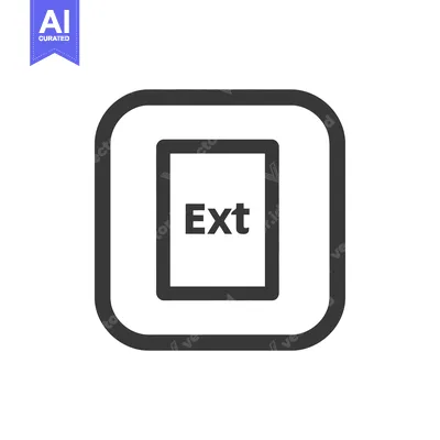 Aset premium populer: Exit Icon: Simple Black and White Graphic with Rounded Square