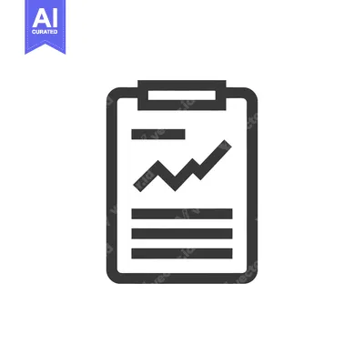 Aset premium populer: Rising Trend Report: Simple Graphic of Business Growth on Clipboard