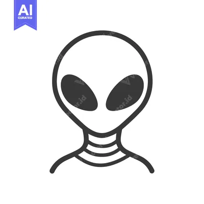 Popular premium asset: A simple graphic depicts a classic alien creature with large eyes