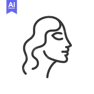 Popular premium asset: Minimalist Woman Profile Line Art: Elegant, Modern, Serene Design