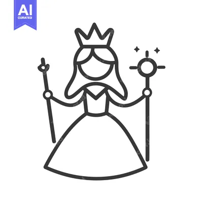 Popular premium asset: A regal queen figure holding a wand and a staff