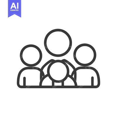 Aset premium populer: An illustration depicts a group of simplified human figures together