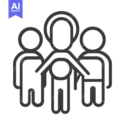 Popular premium asset: Three Simple Figures Standing Together in a Group Formation