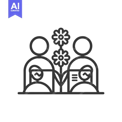 Aset premium populer: Family with a Flower Growing Between Them