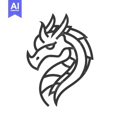 Popular premium asset: A stylized graphic depiction of a mythical dragon creature