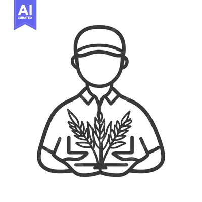 Aset desain premium: A person holding a plant in their hands with care