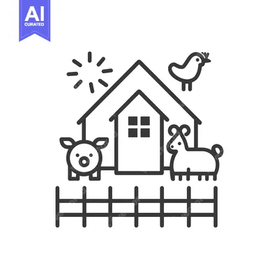 Popular premium asset: Farm with a House, Pig, Sheep, Bird, and Fence