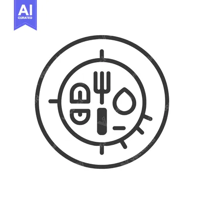 Popular premium asset: A stylized circular image representing a meal or food