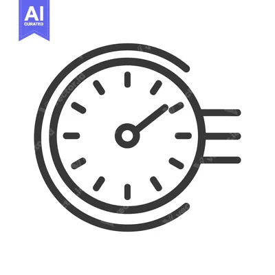 Popular premium asset: A simple circular icon representing speed and fast movement