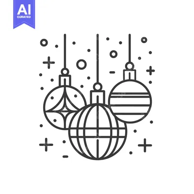 Aset premium populer: Three hanging ornaments decorated with varied geometric patterns and s