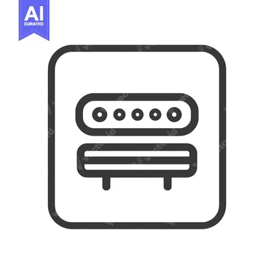 Aset premium populer: Modern Vector Icon: Secure Password Input with Rounded Square Frame