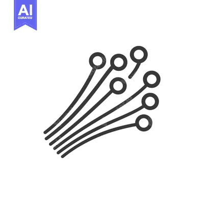 Fiber Optic Cable Icon: Minimalist Design on White Background