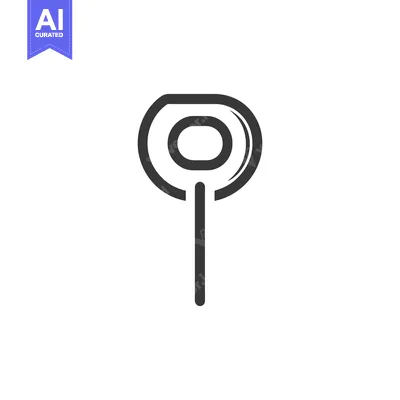 Premium design asset: Minimalist Lollipop Icon: Simple, Clean, and Modern Design Element
