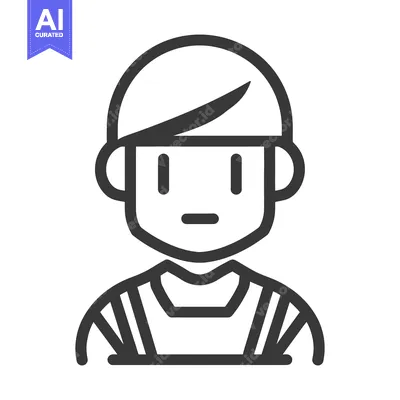 Popular premium asset: Simple illustration depicting a persons face and upper body
