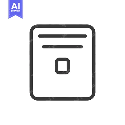 Popular premium asset: Simple icon depicting a digital document with multiple features presen