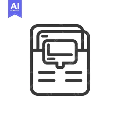 Premium design asset: An Outline Depicting Communication within a Business Document