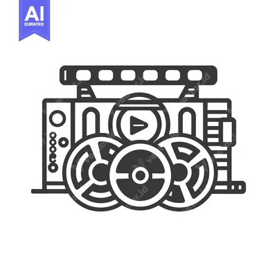 Popular premium asset: An illustrative graphic depicts film reels with a video player machine