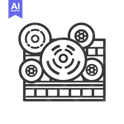 Popular premium asset: Abstract construction showing multiple circular elements and a rectang