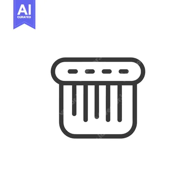 Aset premium populer: Minimalist Icon of a Classic Piano Keyboard Design