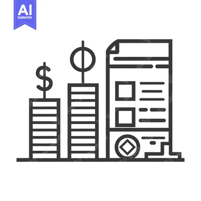 Premium design asset: Financial Growth and Documents with Currency Symbols