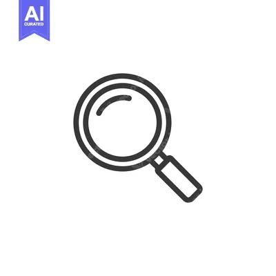 Aset premium populer: Simple Magnifying Glass Icon: Search, Discovery, and Investigation Sym