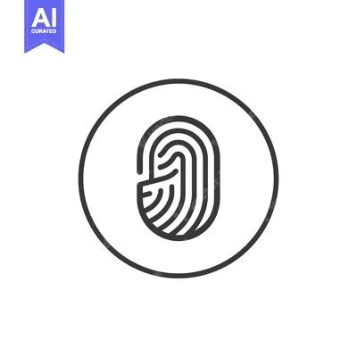 Popular premium asset: Fingerprint Icon Inside a Circle